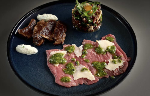 Tataki, Tartare et Carpaccio d&rsquo;Aiguillette Baronne Angus par Woodie Elodie