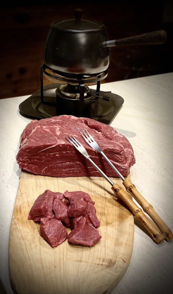 Viande pour fondue bourguignonne