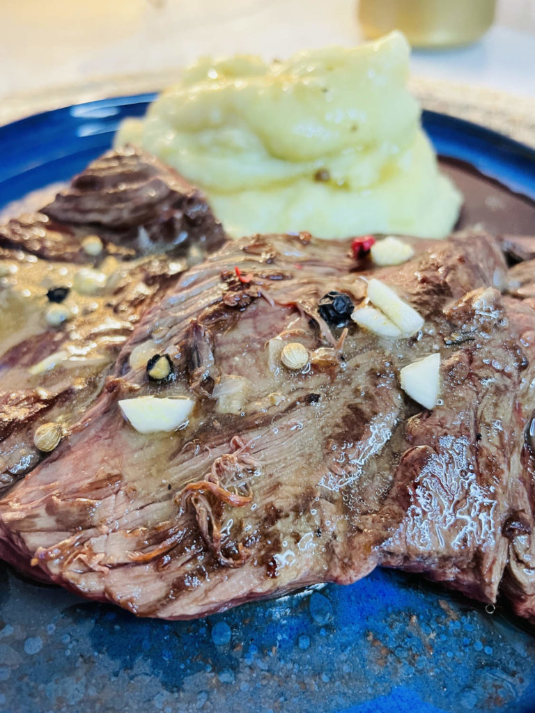 Onglet de boeuf à la plancha