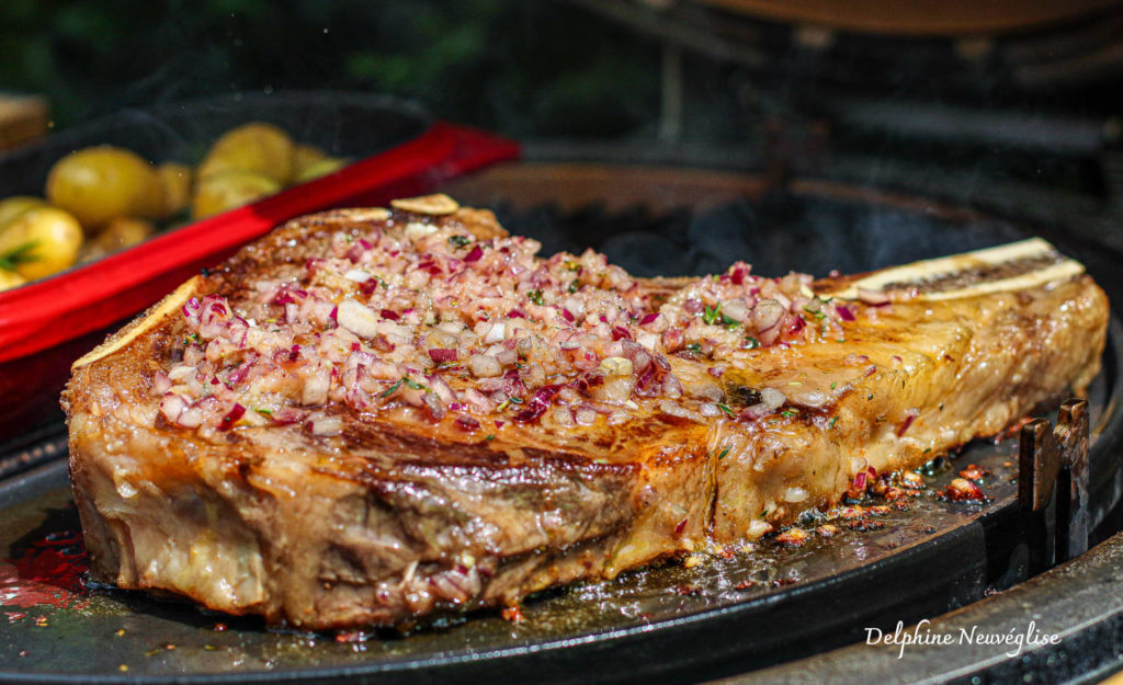 côte de boeuf de Galice au brasero plancha