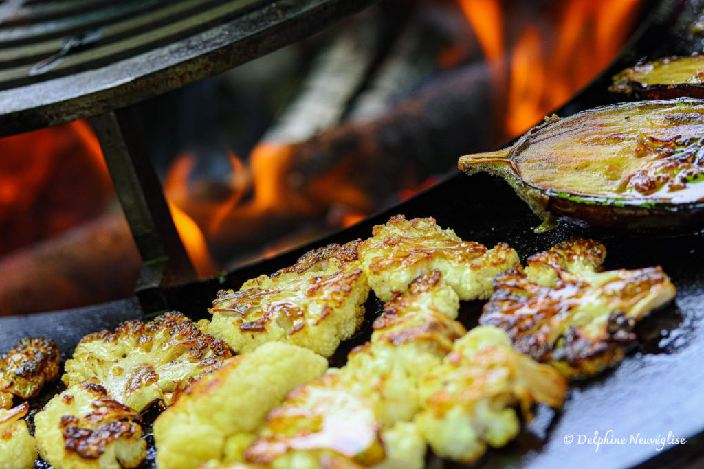 légumes grillés à la plancha