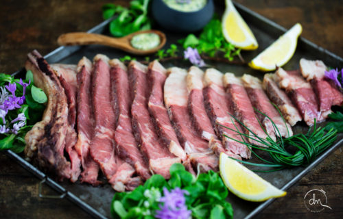 Côte de Bœuf Angus et sa Mayonnaise Maison aux Herbes Fraîches par Delphine