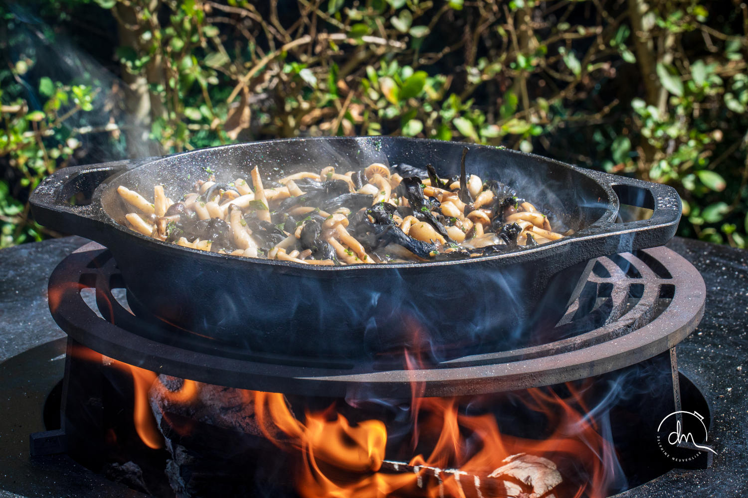 poêlée de champignons à la plancha