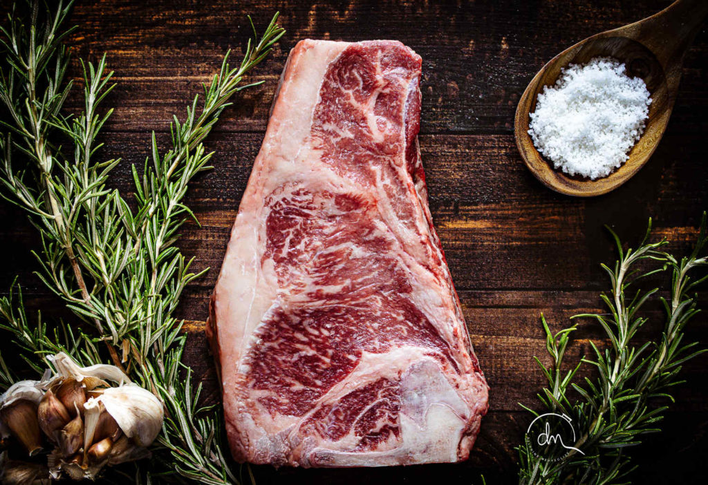 Faux filet avec os Wagyu Bio