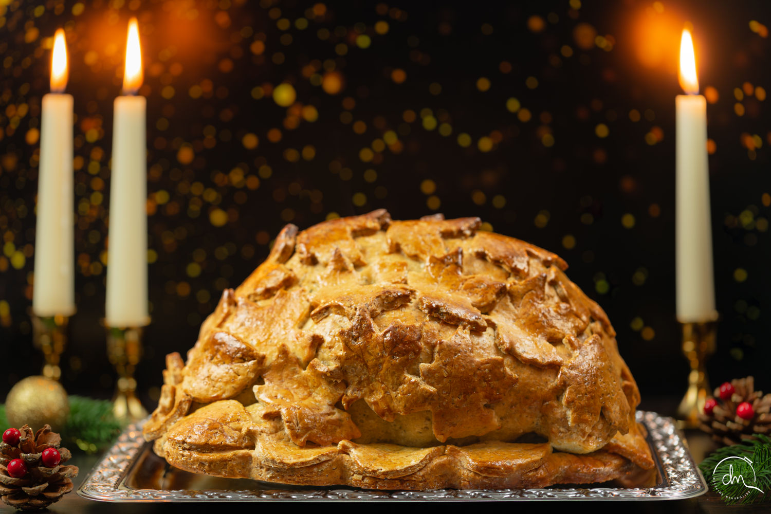 Poulet de Bresse AOP en croûte de pâte à sel