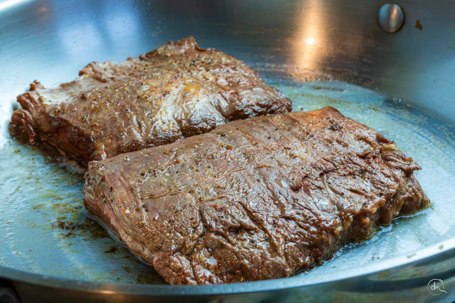 Hampe de boeuf Premium Argentine en cuisson