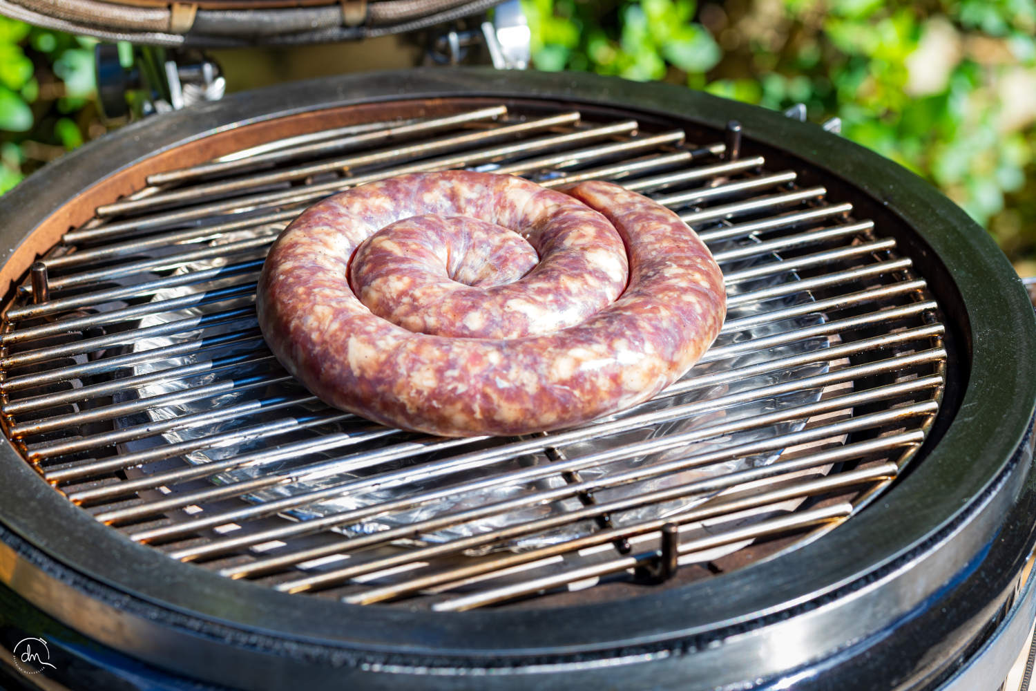 Saucisse Porc Noir Bigorre AOP au Barbecue cuisson indirecte
