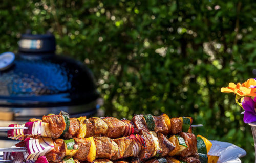 Brochettes de Bœuf Angus Ibérique aux Légumes Grillés par Delphine