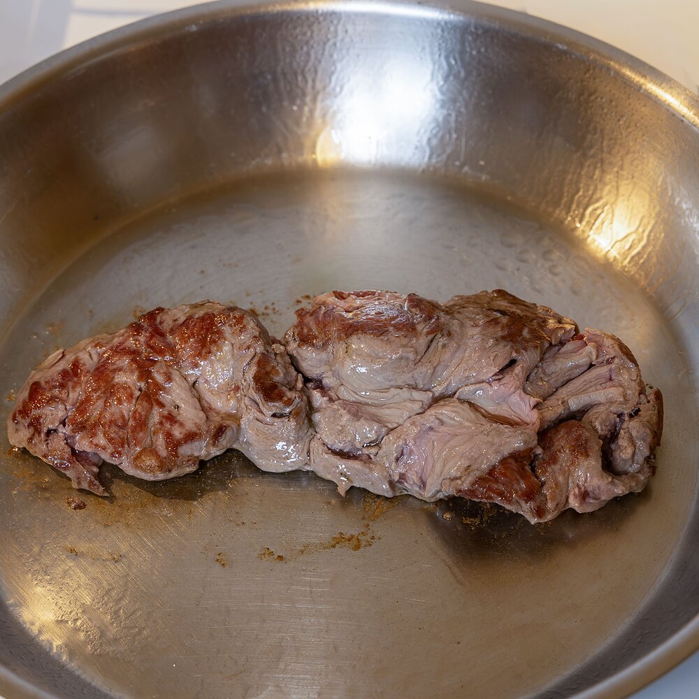 Araignées Fin Gras du Mézenc AOP saisies et dorées en fin de cuisson dans la poêle