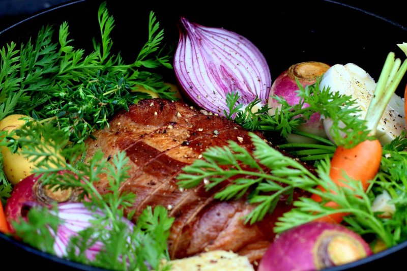 Rôti dans l'échine de  Porc Noir de Bigorre AOP