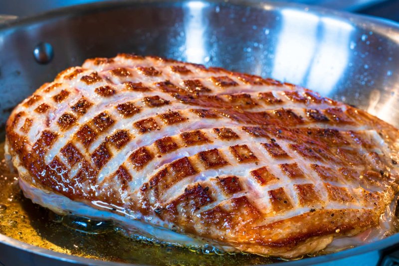 Saisie de Tbone – Poitrail de Canard Gras Fermier IGP SO Label Rouge