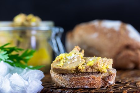 Tartine Foie Gras de Canard Entier IGP SO Label Rouge