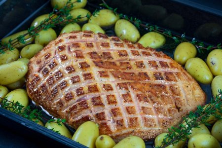 Poitrail de Canard Rôti Grenailles fondantes