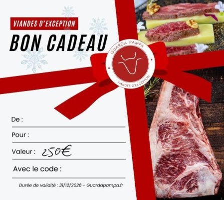 Carte Cadeau 250 €