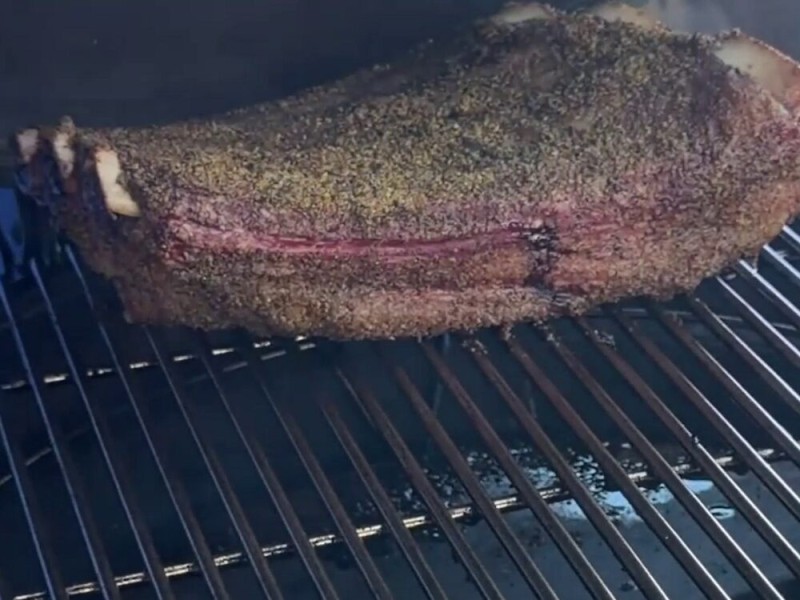 Plat de côtes Angus Ibérique au Kamado