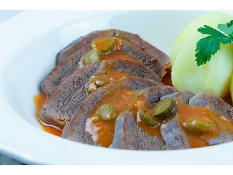 Langue de boeuf Angus Ibérique sauce piquante 3