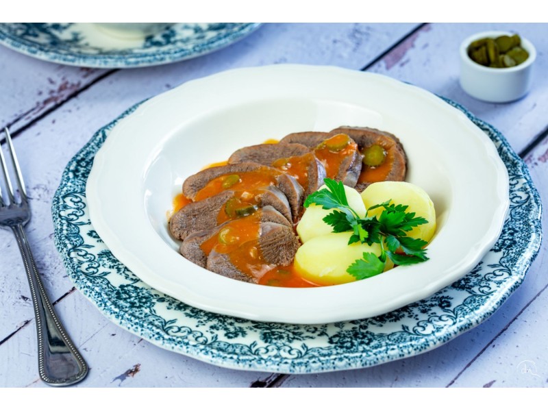 Langue de boeuf Angus Ibérique sauce piquante 2