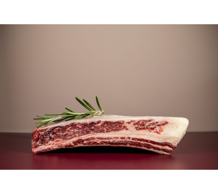 Plat de côte de bœuf Black Angus Australie cru