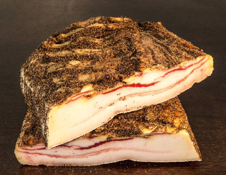 Lamelles de ventrêche Porc noir de Bigorre